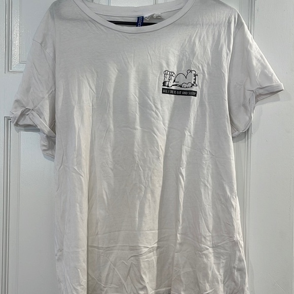 All I do is eat and sleep Garfield graphic tee - Picture 1 of 3